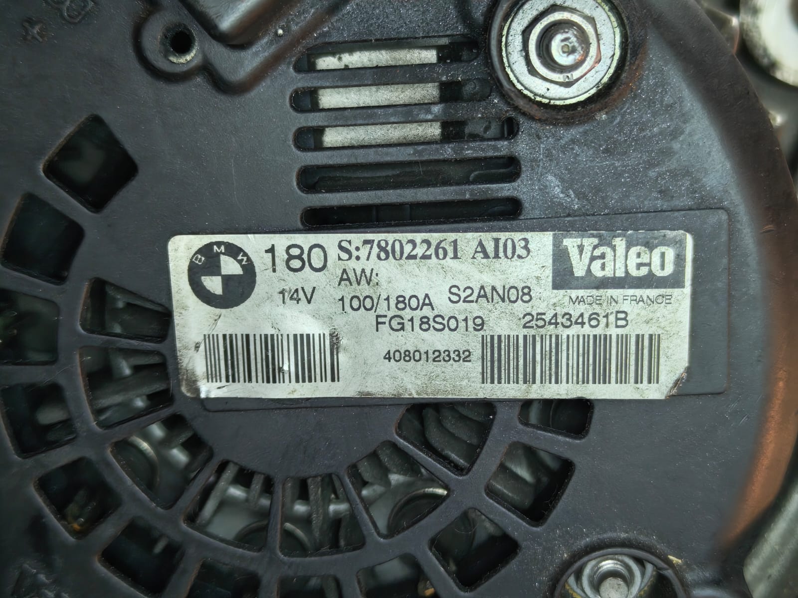 Alternador FG18S019 (S: 7802261 AI03)