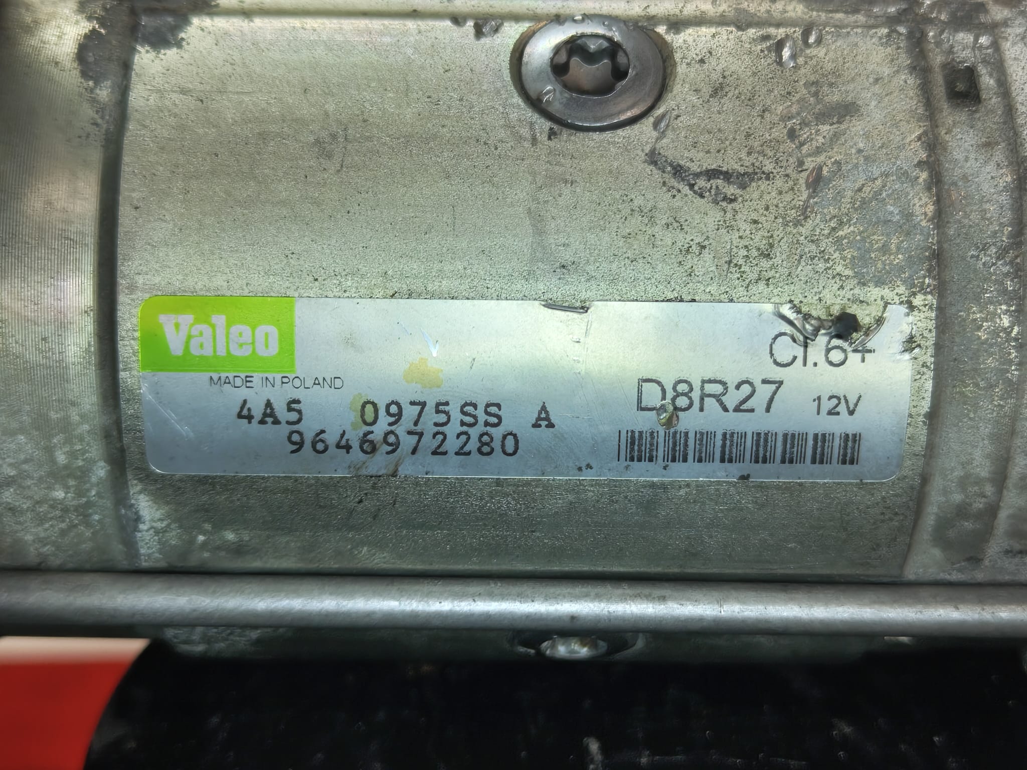 Motor de arranque D8R27