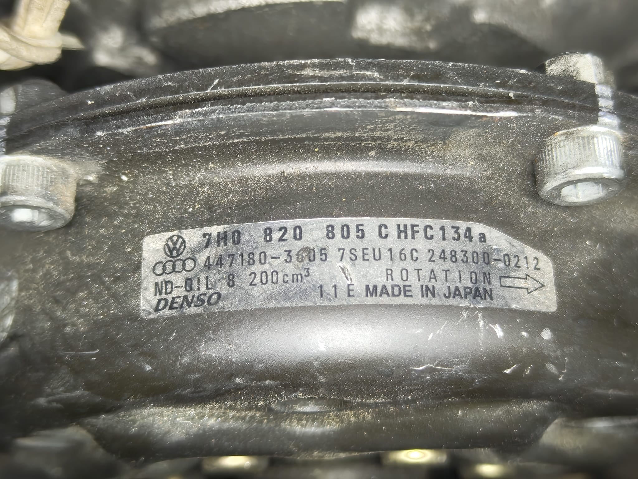 Compresor de aire acondicionado 7SEU16C (447220-9094)