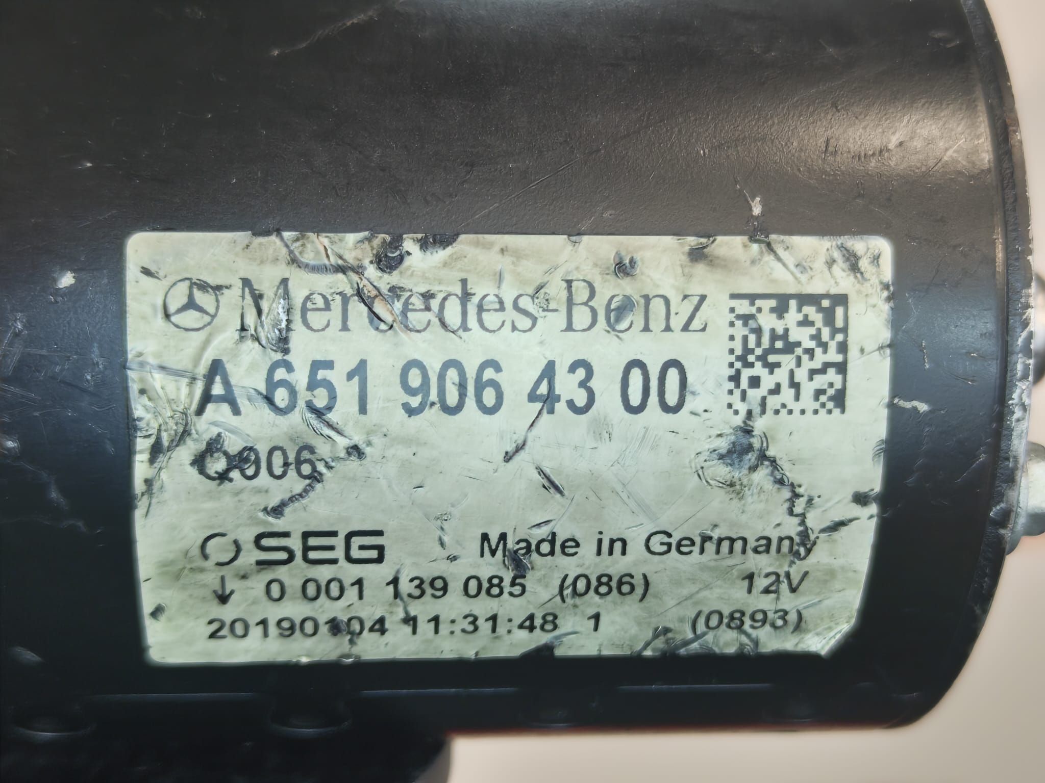 Motor de arranque A 651 906 43 00