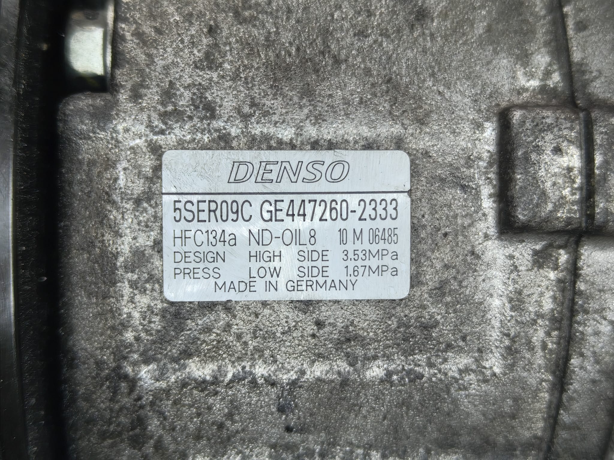 Compresor aire acondicionado 5SER09C