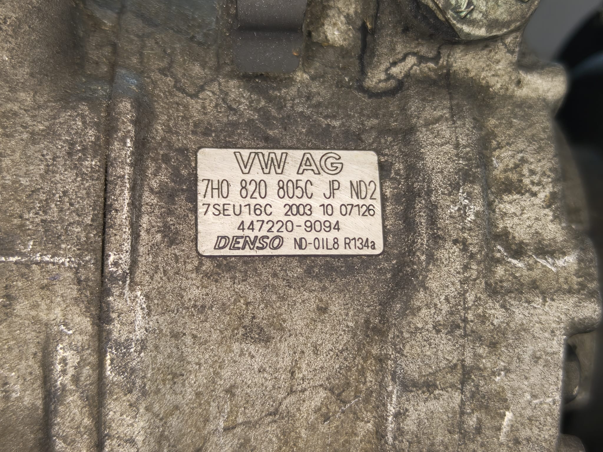 Compresor de aire acondicionado 7SEU16C (447220-9094)